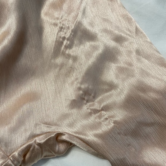 NWT SugarLips Champagne Angel Eyes Satin Mini Dress - Picture 12 of 12